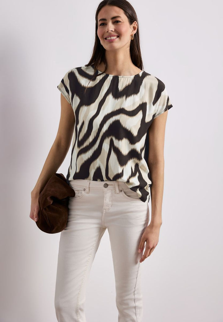 Dropped Shoulder Shirt mit Print