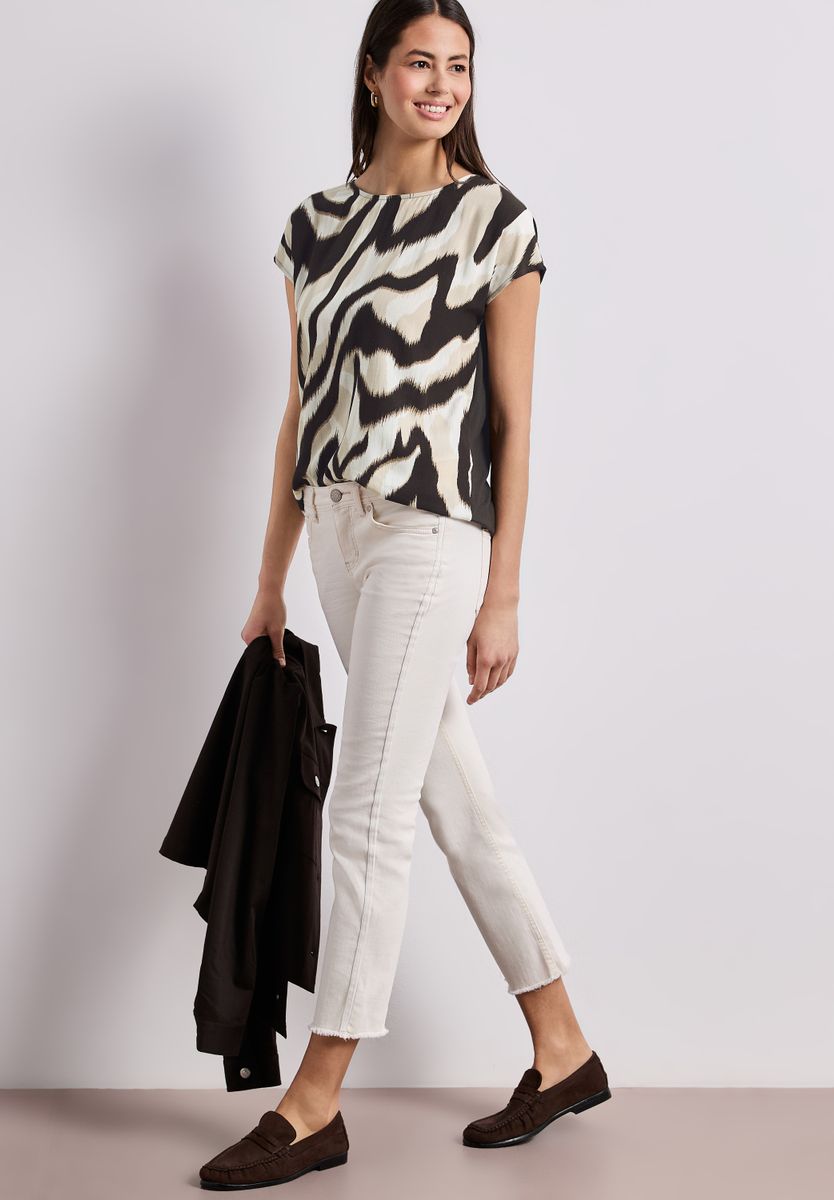 Dropped Shoulder Shirt mit Print