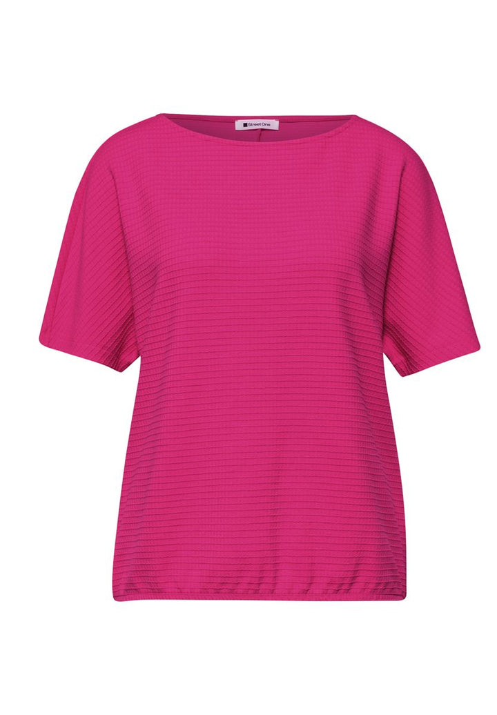 Dropped Shoulder Shirt mit Struktur