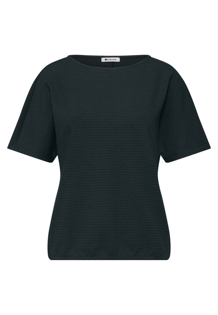 Dropped Shoulder Shirt mit Struktur