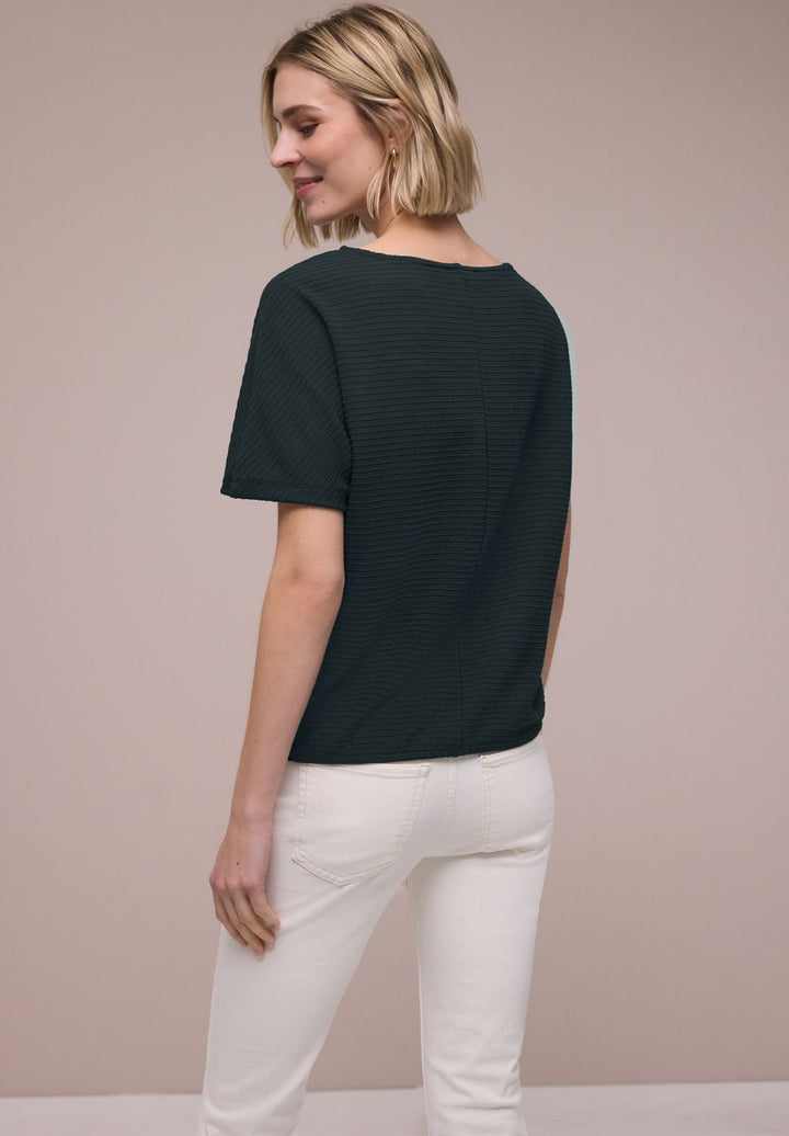 Dropped Shoulder Shirt mit Struktur