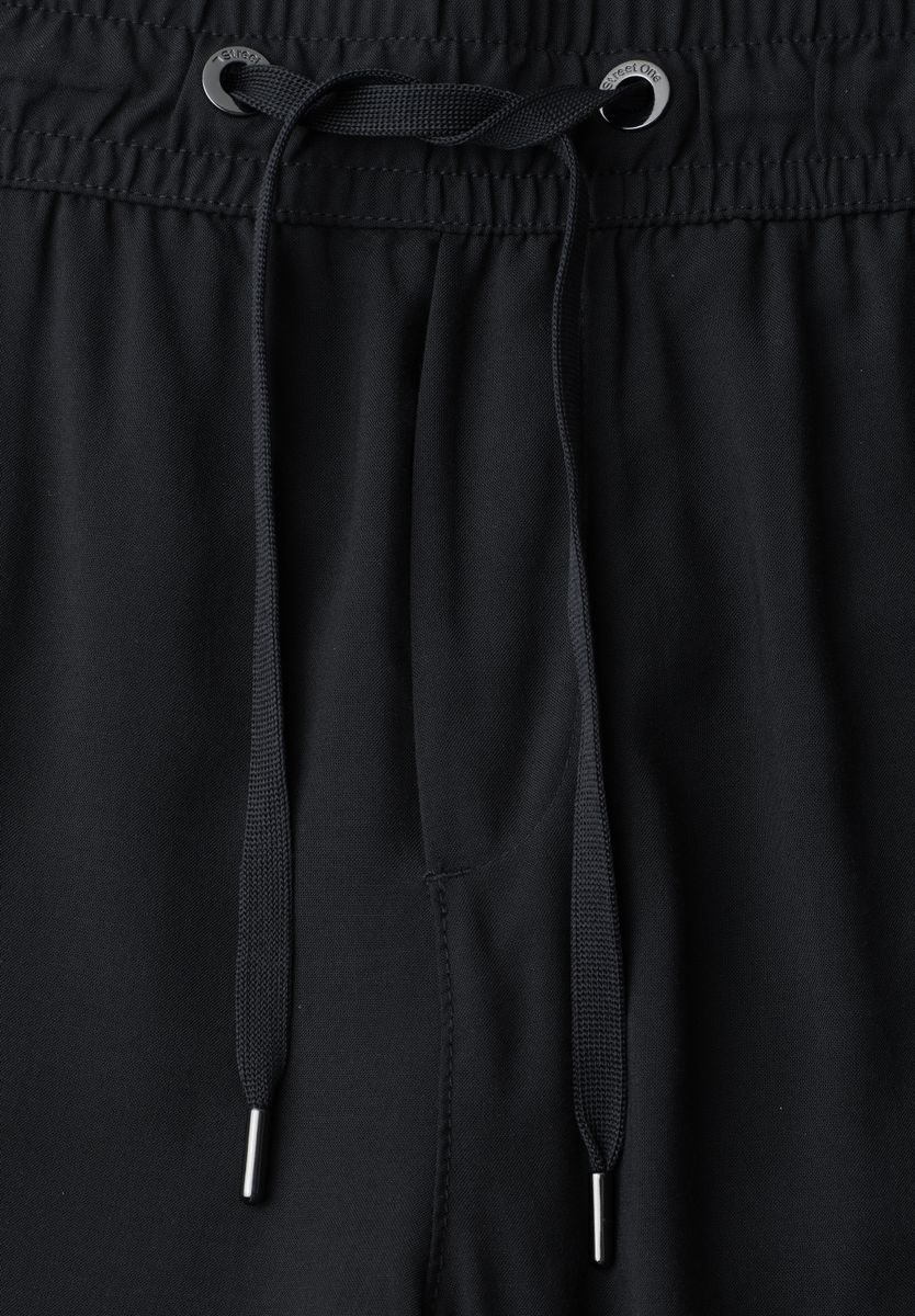 High Waist Wide Leg Hose im Loose Fit