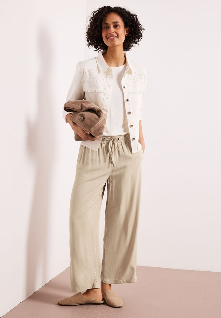 High Waist Wide Leg Hose im Loose Fit
