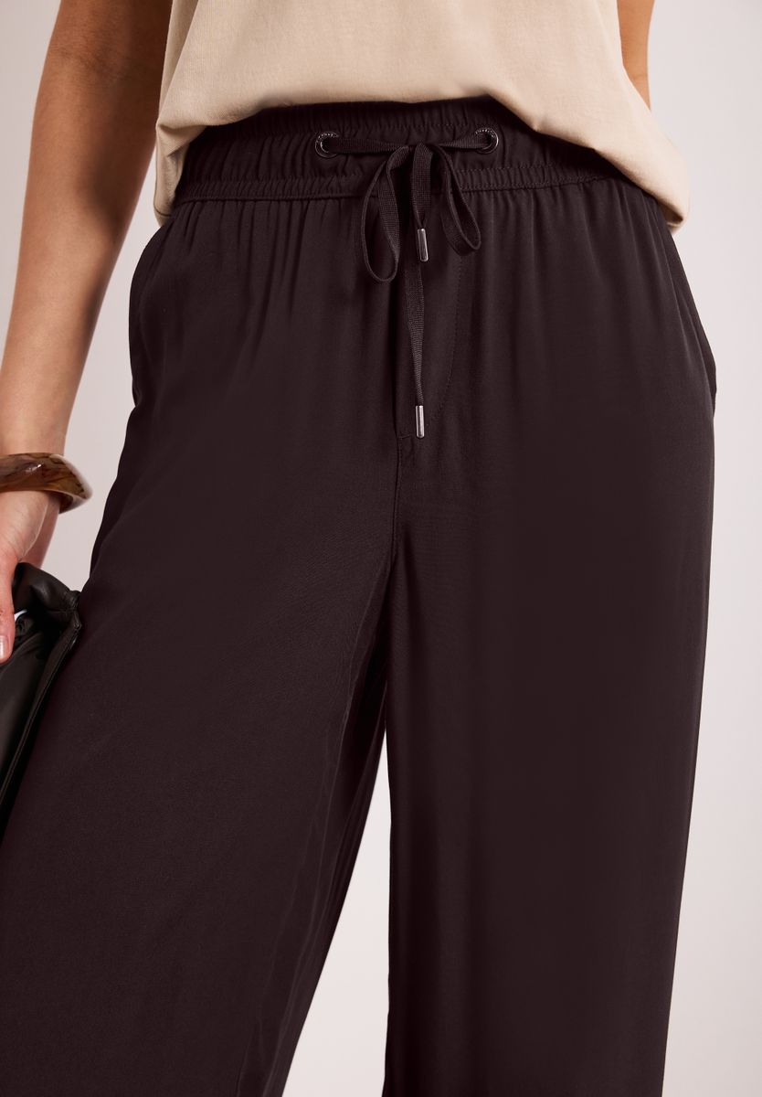 High Waist Wide Leg Hose im Loose Fit