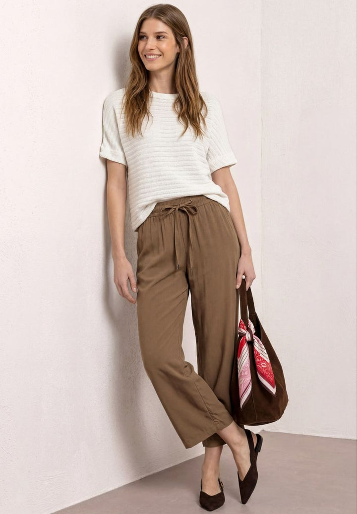 High Waist Wide Leg Hose im Loose Fit