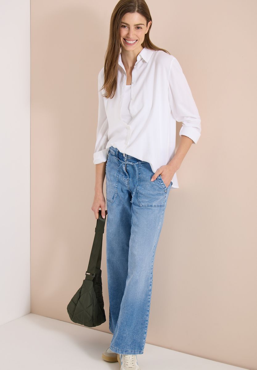 Flared Wide Leg Hose im Loose Fit