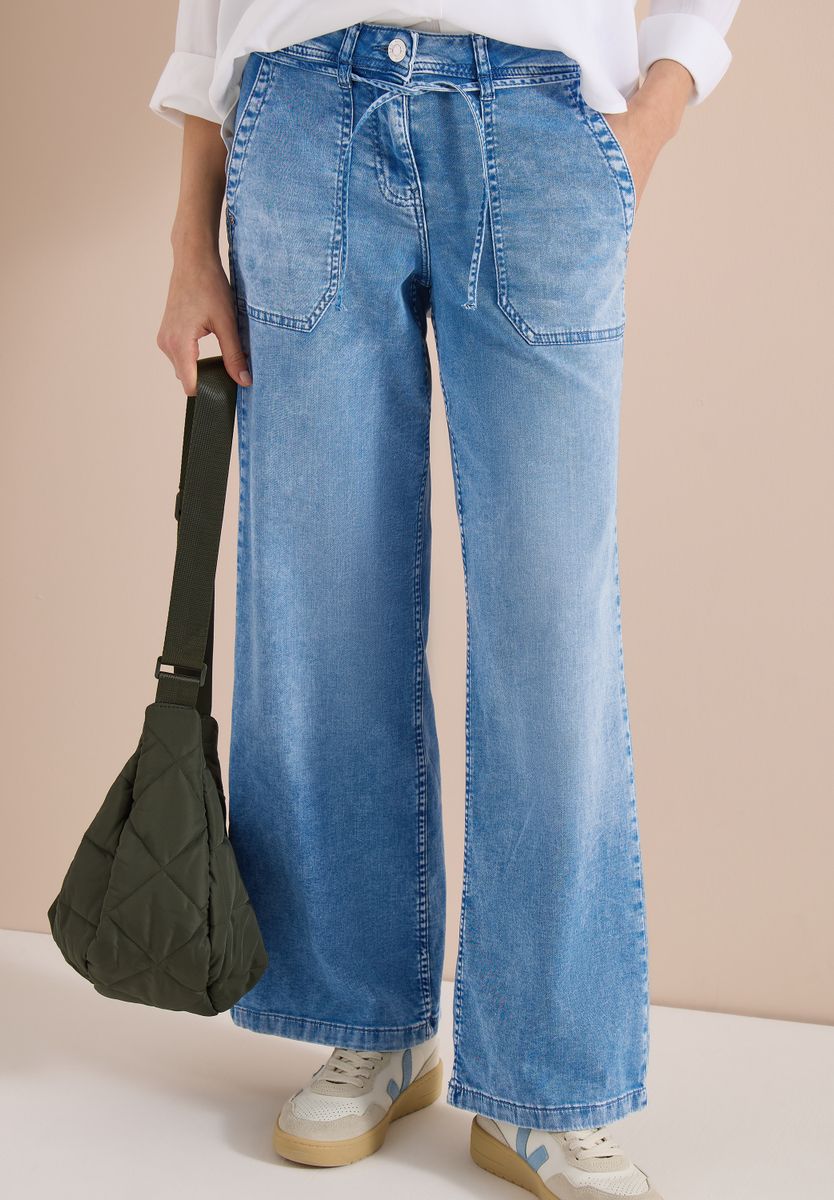 Flared Wide Leg Hose im Loose Fit