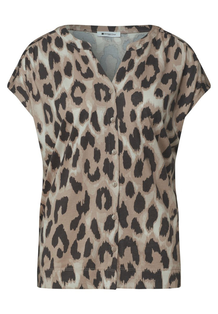 Dropped Shoulder Shirt im Blusen-Look