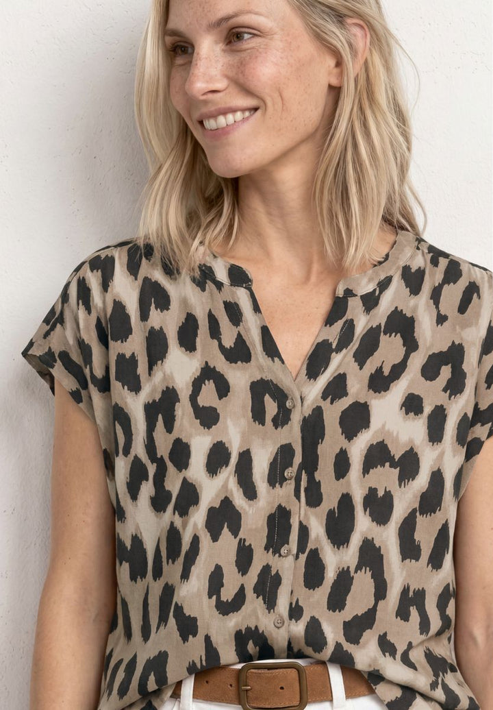 Dropped Shoulder Shirt im Blusen-Look
