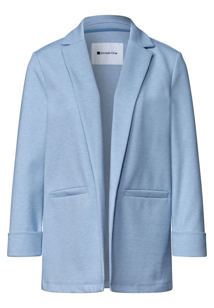 Blazer im langen und offenen Schnitt