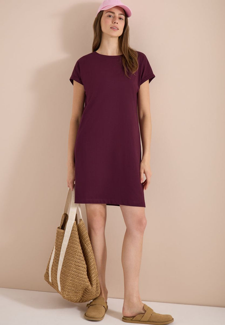 Knielanges Kleid aus Jersey