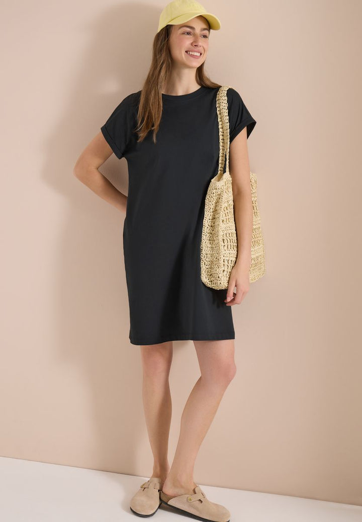 Knielanges Kleid aus Jersey
