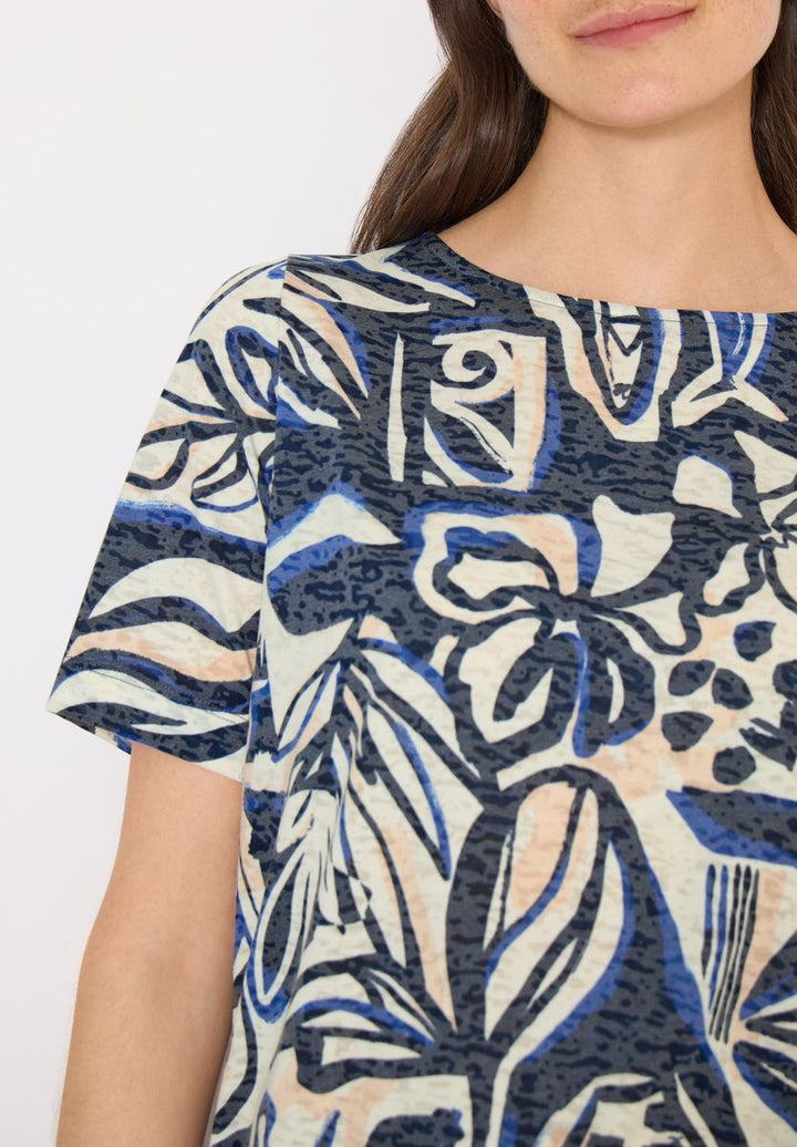T-Shirt in Ausbrenner-Optik