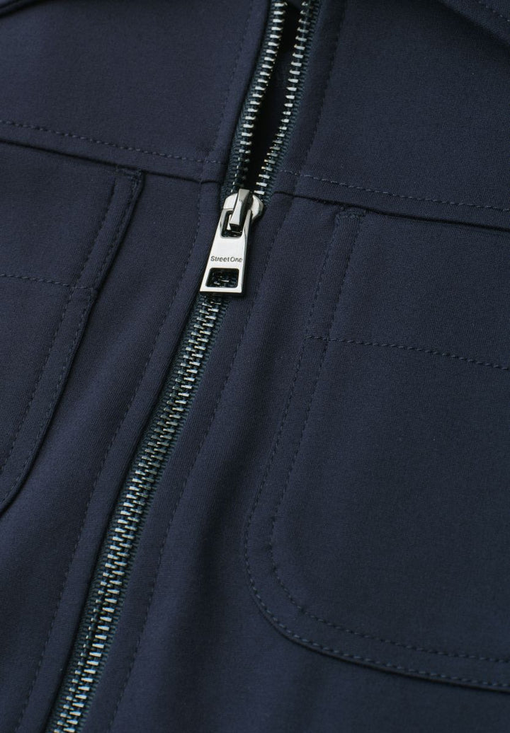 Jacke mit Zipper und Brusttaschen