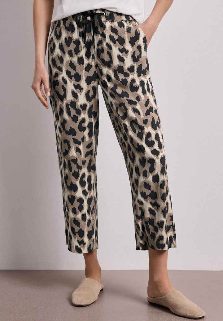 Wide Leg Hose im Loose Fit mit Print