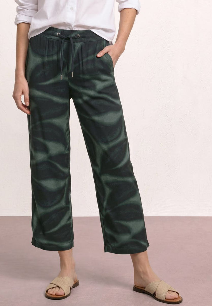 Wide Leg Hose im Loose Fit mit Print