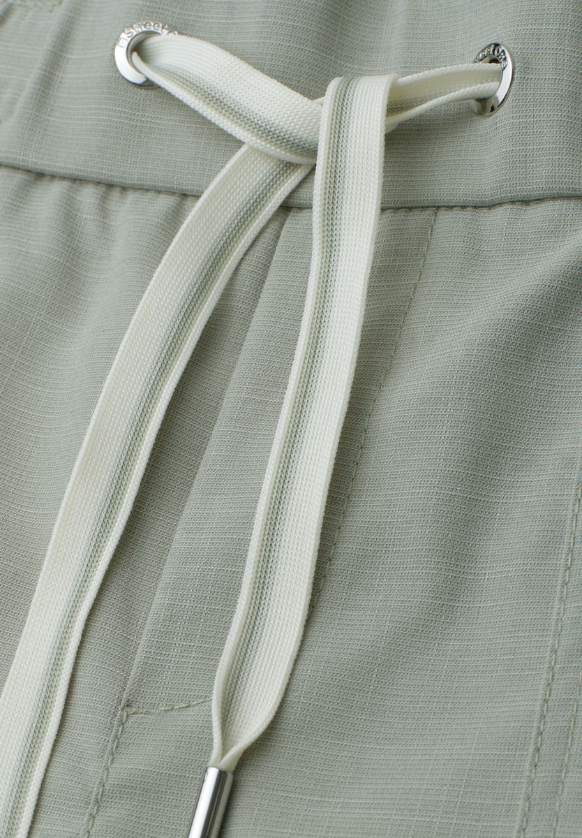 Slim Leg Hose in Melange-Optik