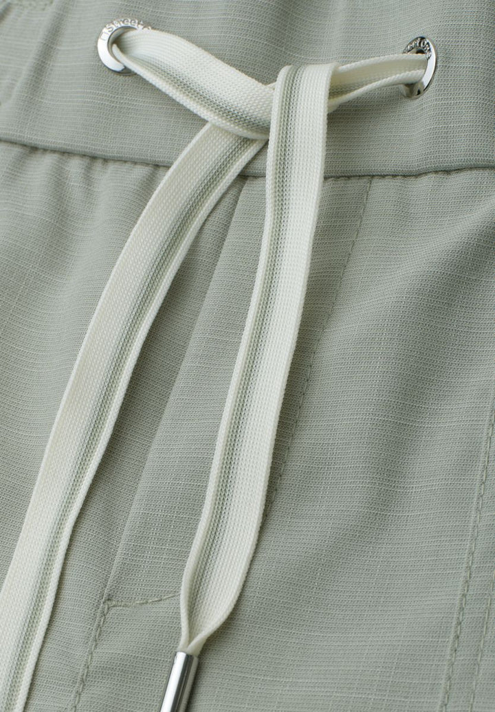 Slim Leg Hose in Melange-Optik