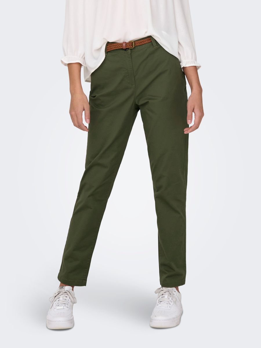 JDYCHICAGO MW BELTED CHINO PANTS NOOS
