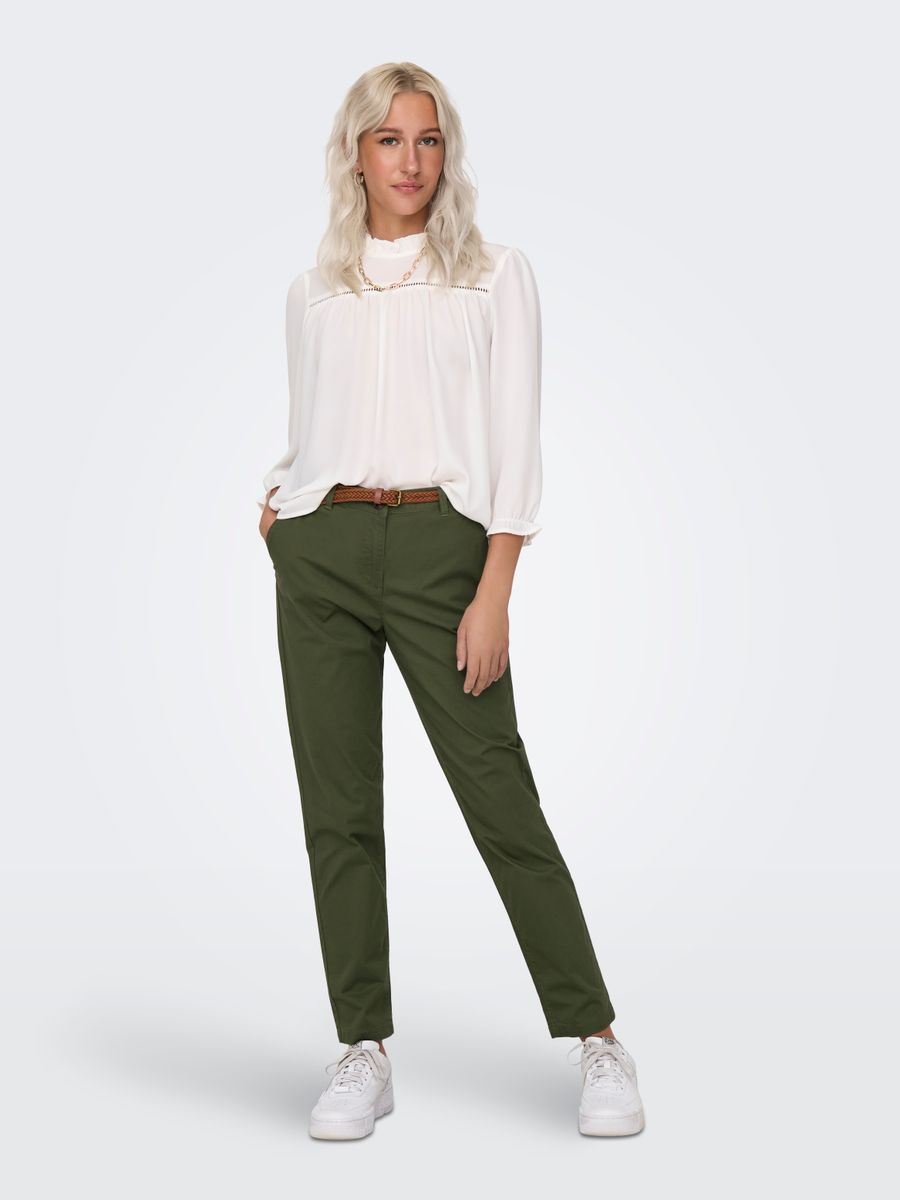 JDYCHICAGO MW BELTED CHINO PANTS NOOS