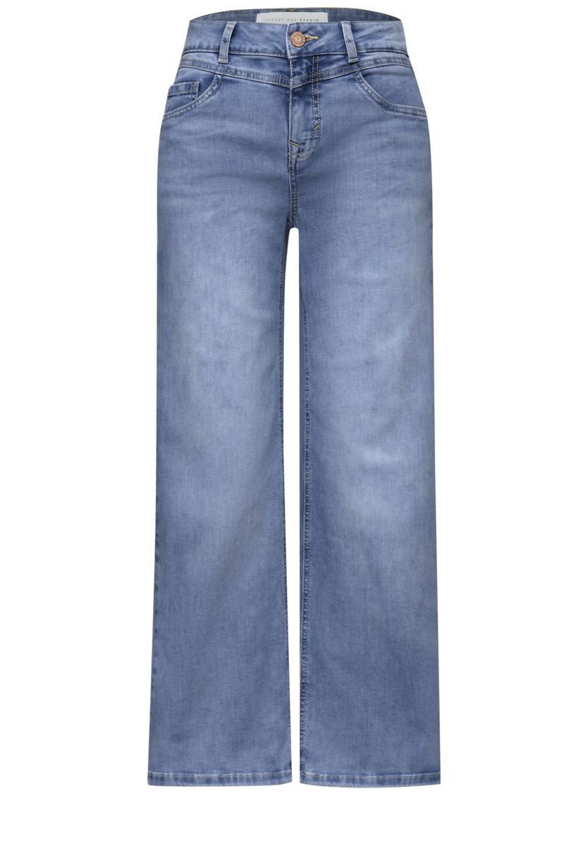 High Waist Wide Leg Jeans im Loose Fit