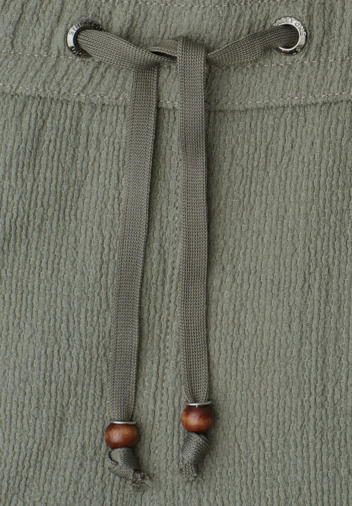 Wide Leg Hose in Crinkle Crash Struktur