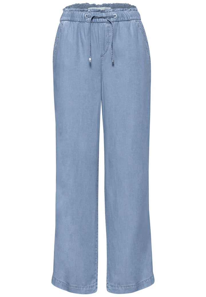 Straight Leg Hose mit Paperbagbund