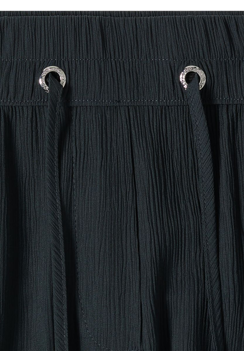High Waist Straight Leg Hose im Loose Fit