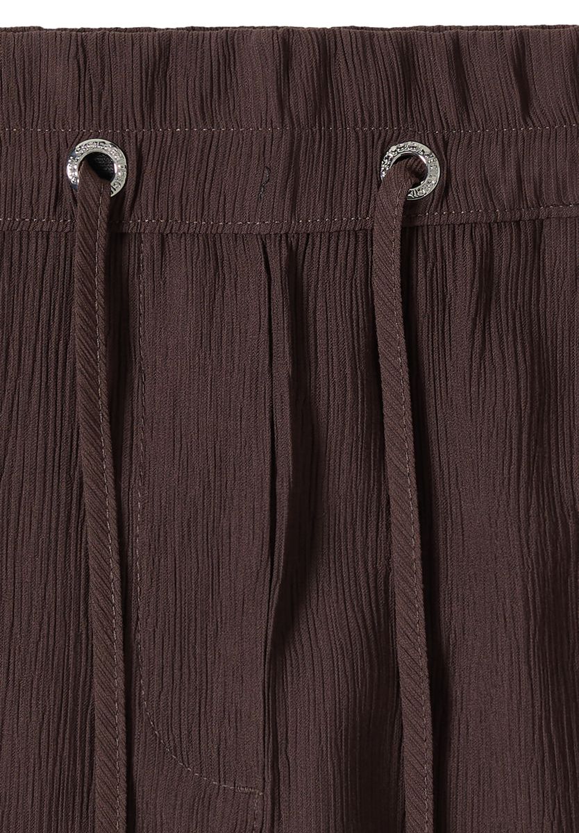 High Waist Straight Leg Hose im Loose Fit