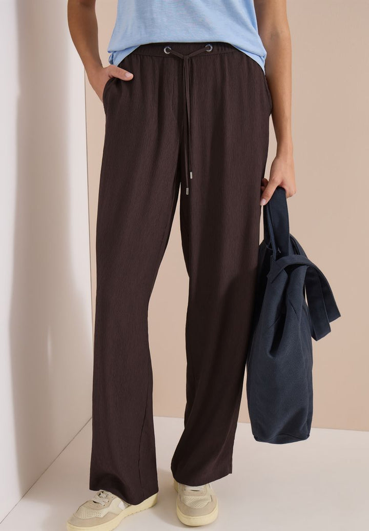 High Waist Straight Leg Hose im Loose Fit