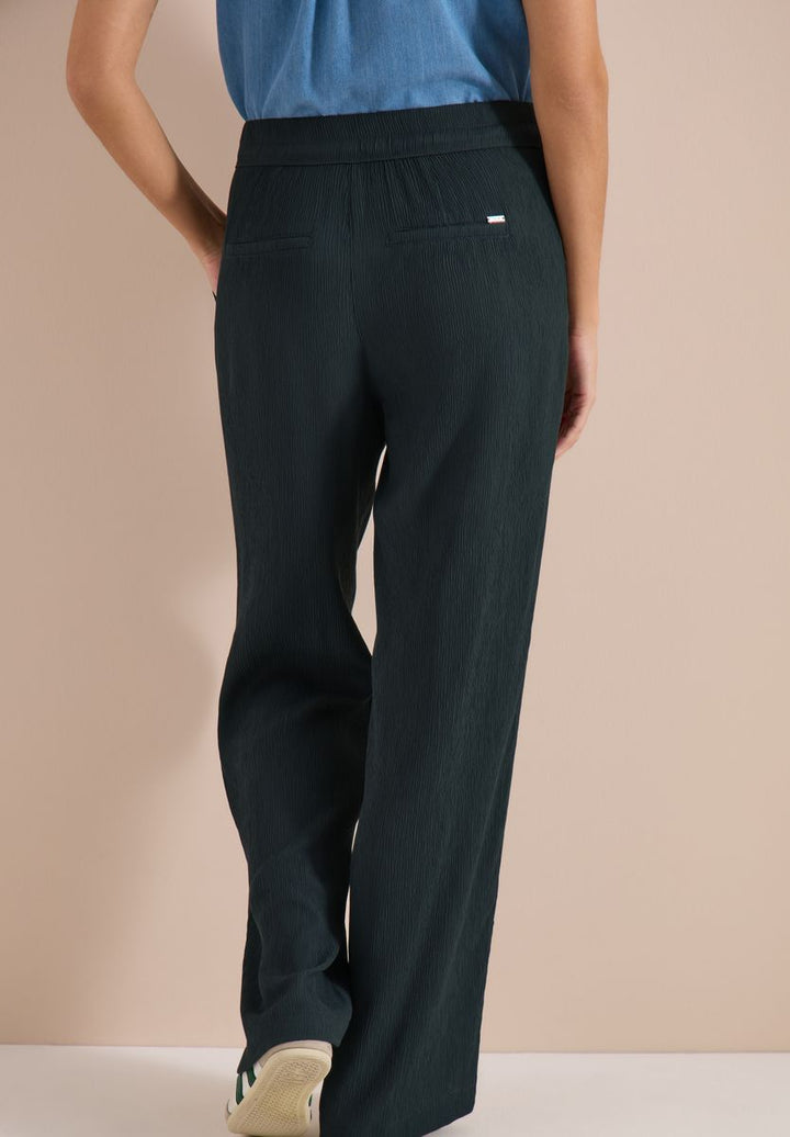 High Waist Straight Leg Hose im Loose Fit