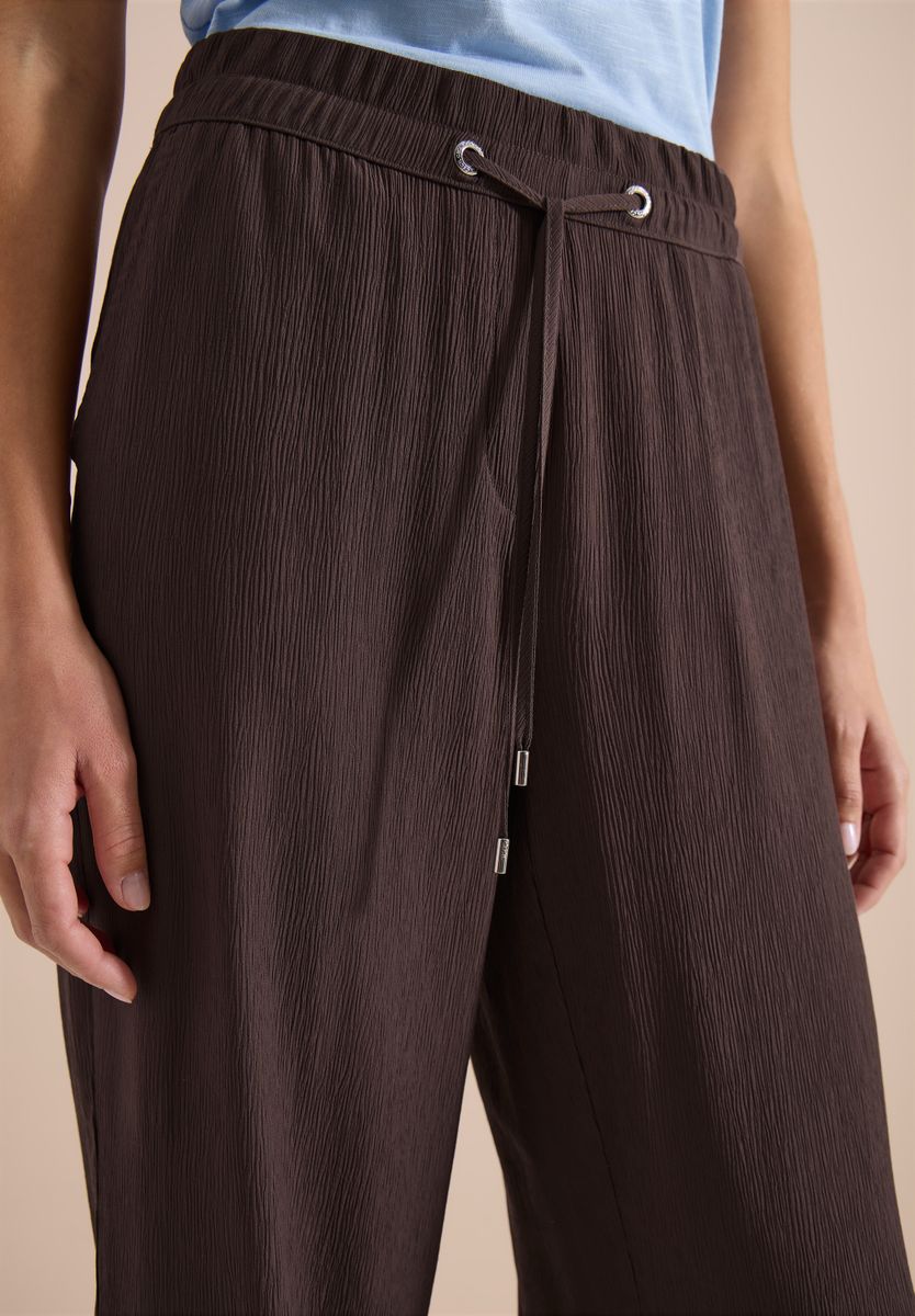 High Waist Straight Leg Hose im Loose Fit