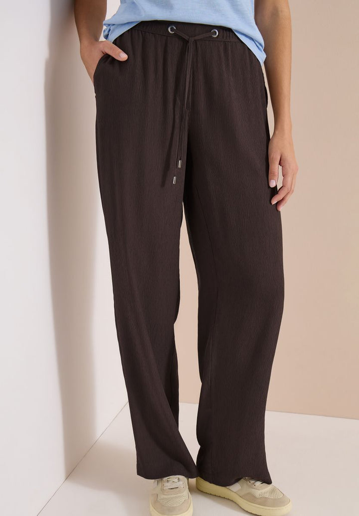 High Waist Straight Leg Hose im Loose Fit