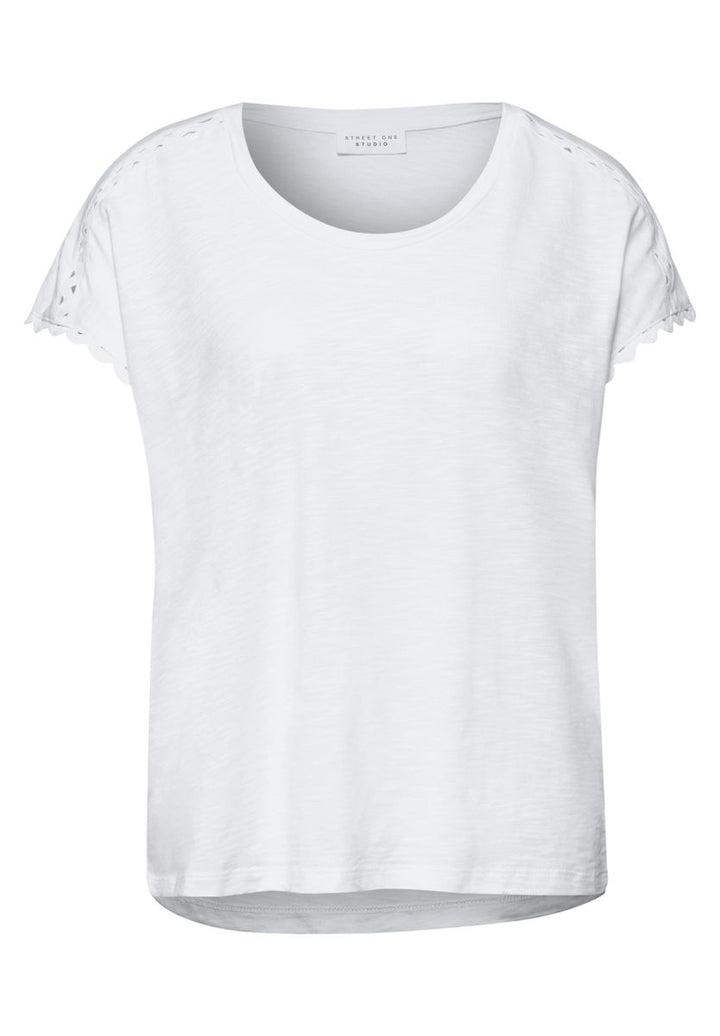 Dropped Shoulder Shirt mit Deko-Tape