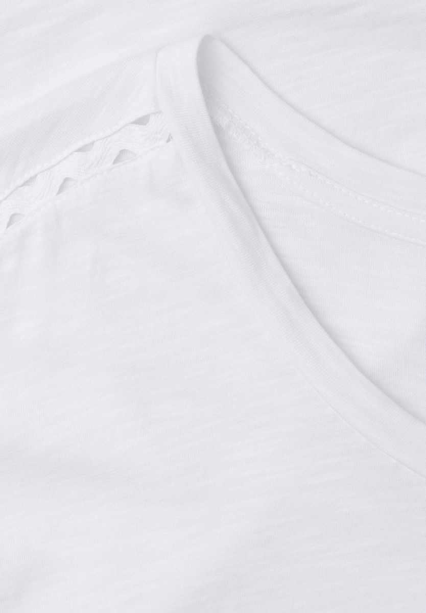 Dropped Shoulder Shirt mit Deko-Tape