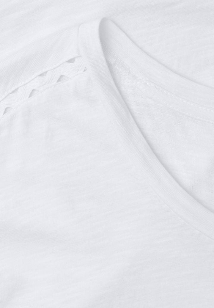 Dropped Shoulder Shirt mit Deko-Tape