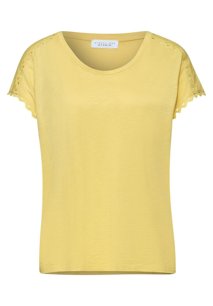 Dropped Shoulder Shirt mit Deko-Tape