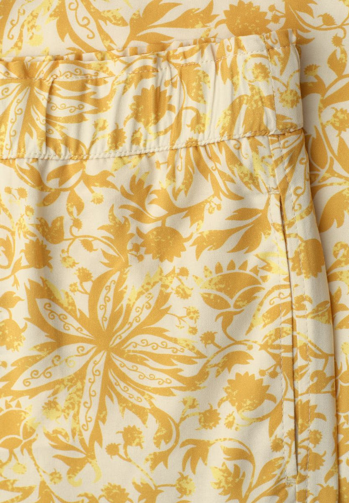 Culotte im Loose Fit mit floralem Muster