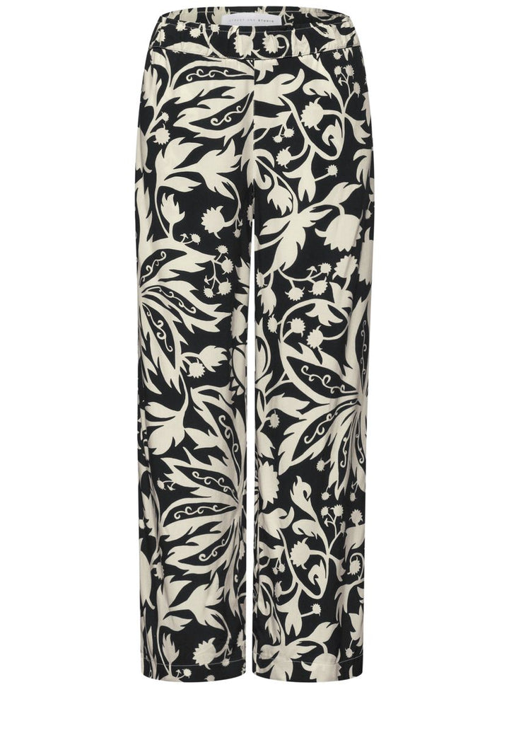 Culotte im Loose Fit mit floralem Muster