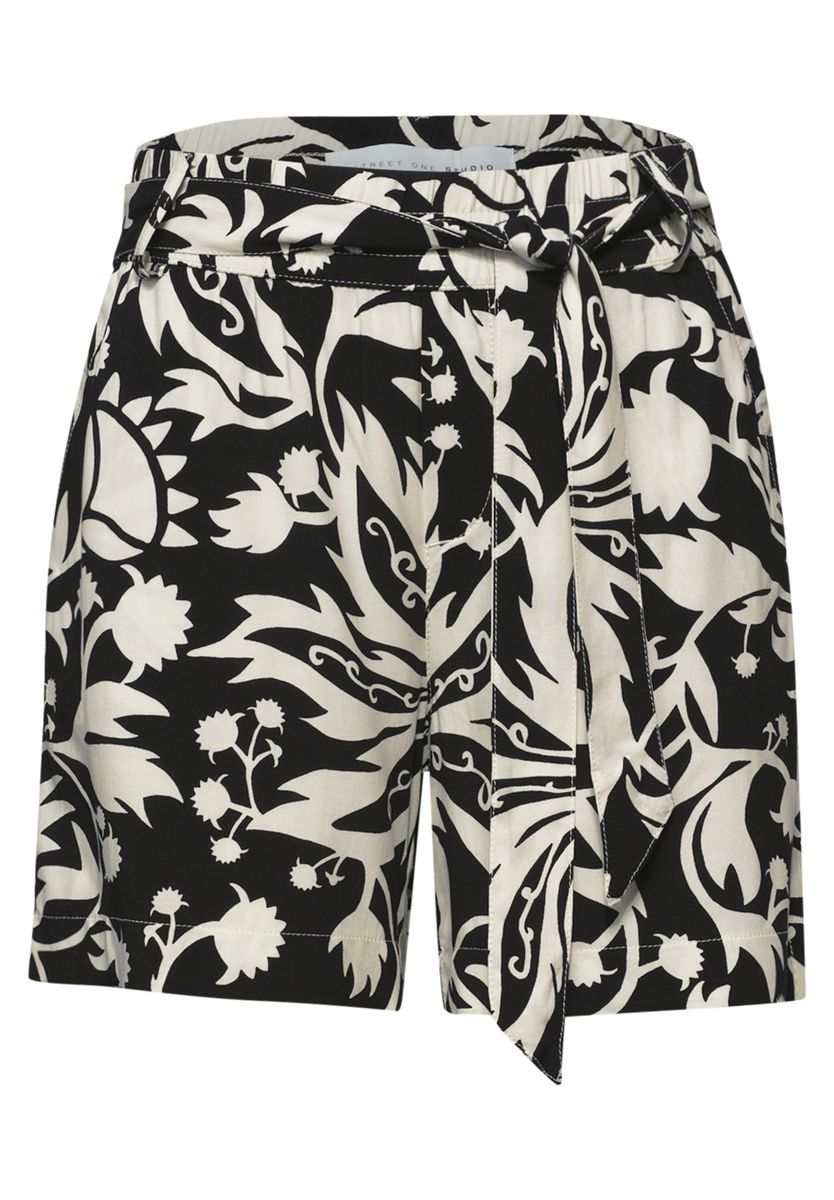 High Waist Shorts mit Gürtel