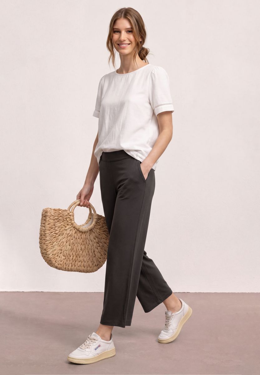 7/8 Wide Leg Hose im Loose Fit