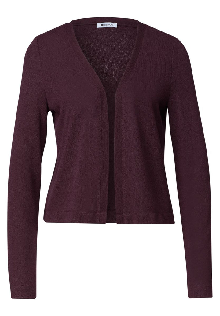 Langarm Jacke in offener Passform