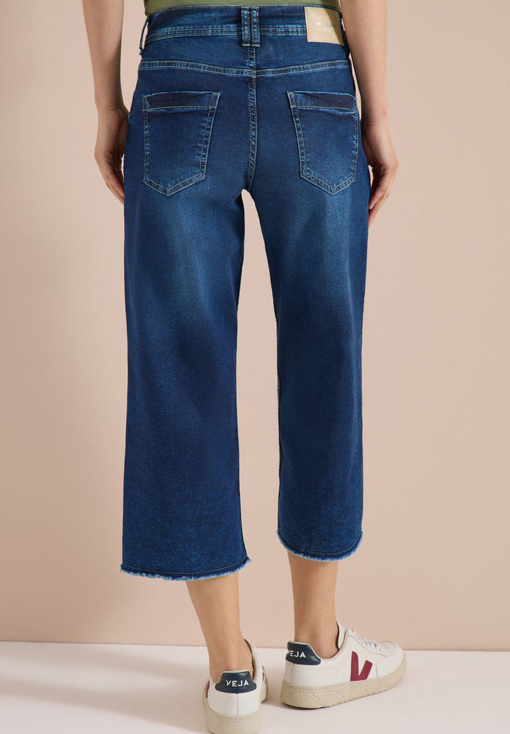 3/4 Wide Leg Jeans im Loose Fit