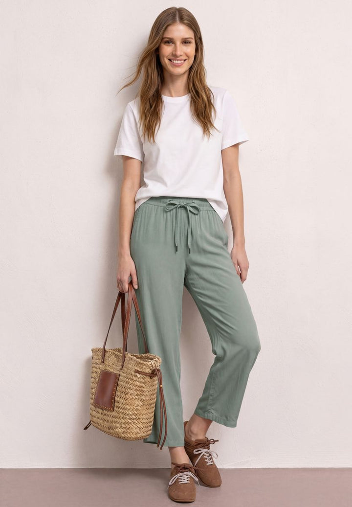 High Waist Wide Leg Hose im Loose Fit