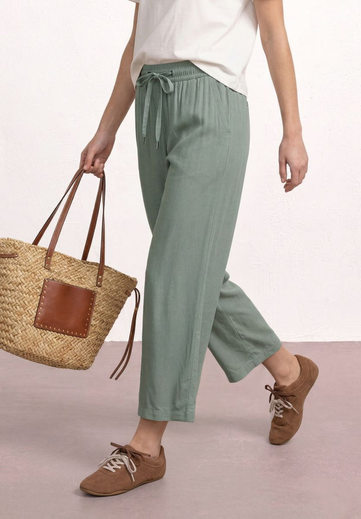 High Waist Wide Leg Hose im Loose Fit