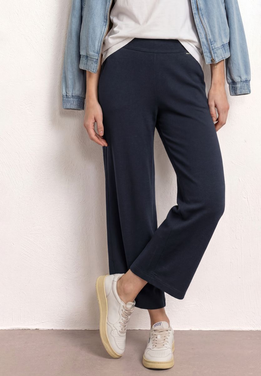 7/8 Wide Leg Hose im Loose Fit