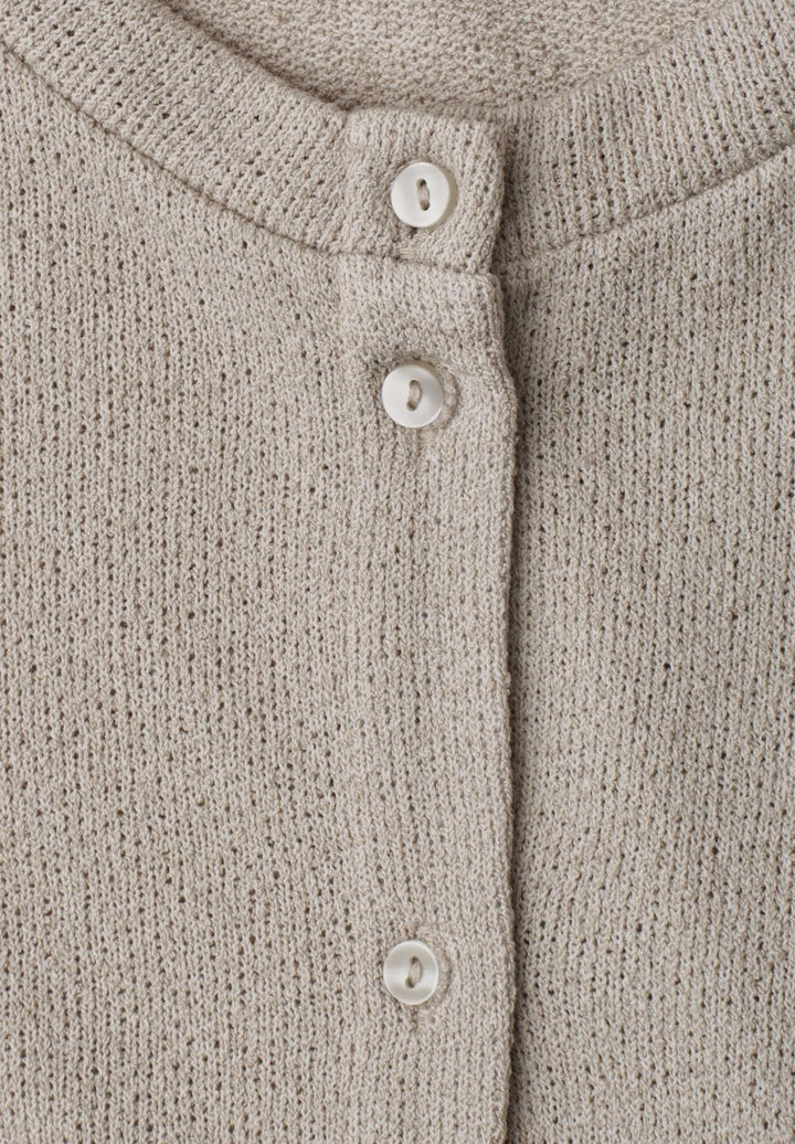 3/4-Arm Jacke in Strick-Optik