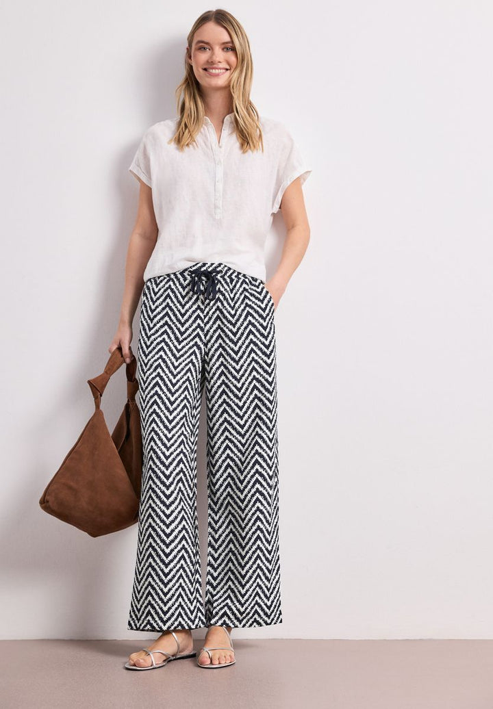 High Waist Wide Leg Hose im Loose Fit