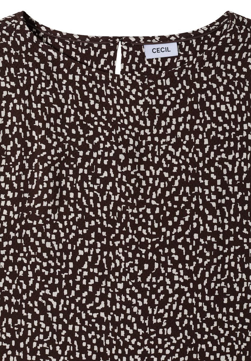 Knielanges Kleid mit Capsleeves