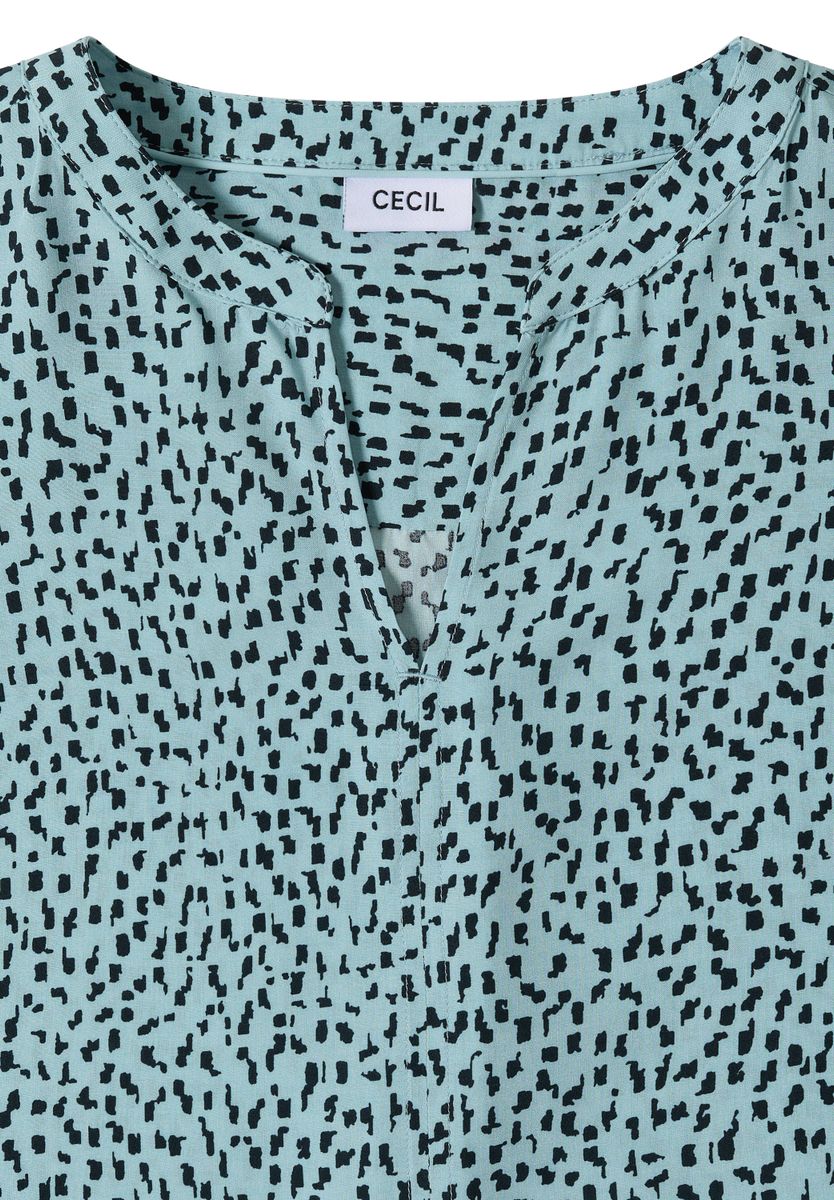 Dropped Shoulder Bluse mit Print